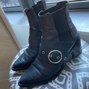 MM6 Maison Margiela Buckle Ankle Boots